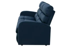 Sofy| Sofa rozkładana 3-osobowa granatowa SWELL