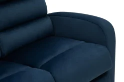 Sofy| Sofa rozkładana 3-osobowa granatowa SWELL