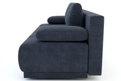Sofa rozkładana 3-osobowa granatowa AGRI