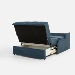 Sofy|Sofy| Sofa rozkładana 2-osobowa granatowa MATI II