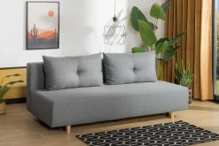 Sofy|Exline Sofa rozkładana 3-osobowa jasnoszara OTTA BIS