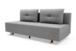 Sofy|Exline Sofa rozkładana 3-osobowa jasnoszara OTTA BIS