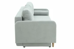 Sofa rozkładana 3-osobowa jasnoszara TAMPA