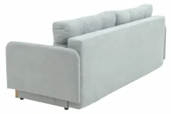 Sofa rozkładana 3-osobowa jasnoszara TAMPA
