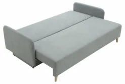 Sofa rozkładana 3-osobowa jasnoszara TAMPA