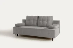 Sofy|Exline Sofa rozkładana 3-osobowa jasnoszara ARIEL