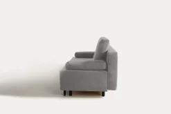 Sofy|Exline Sofa rozkładana 3-osobowa jasnoszara ARIEL