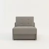 Sofy| Sofa rozkładana 1-osobowa jasnoszara MATI I