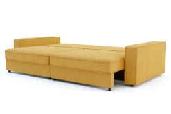 Sofa rozkładana 4-osobowa MARKOS musztardowy