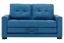 Sofa rozkładana 2-osobowa niebieska WARIANO
