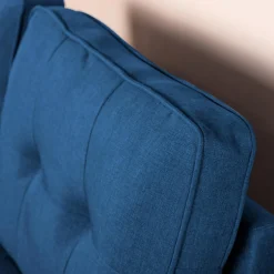 Sofa rozkładana 2-osobowa niebieska WARIANO