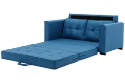 Sofa rozkładana 2-osobowa niebieska WARIANO