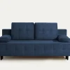 Sofy|Exline Sofa rozkładana 3-osobowa niebieska ARIEL