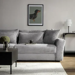 Sofa rozkładana 4-osobowa NOEMI jasnoszary