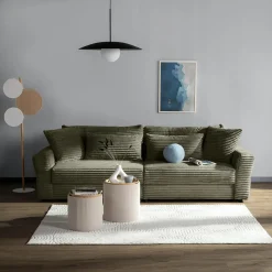 Sofa rozkładana 4-osobowa NOEMI zielony