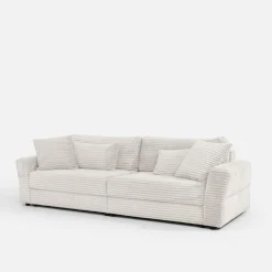 Sofy| Sofa rozkładana 4-osobowa NOEMI kremowy