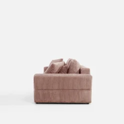 Sofy| Sofa rozkładana 4-osobowa NOEMI pudrowy róż