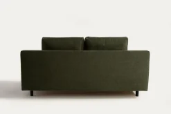 Sofy|Exline Sofa rozkładana 3-osobowa oliwkowa ARIEL