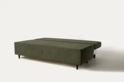 Sofy|Exline Sofa rozkładana 3-osobowa oliwkowa ARIEL