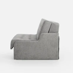 Dzieci Sofa rozkładana 3-osobowa popielata MATI III