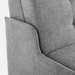 Dzieci Sofa rozkładana 3-osobowa popielata MATI III