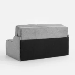 Dzieci Sofa rozkładana 3-osobowa popielata MATI III