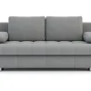 Sofy| Sofa rozkładana 3-osobowa szara PRATO