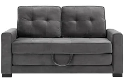 Sofa rozkładana 2-osobowa szara WARIANO