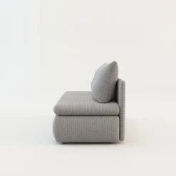 Dzieci Sofa rozkładana 2-osobowa szara ELIAS II