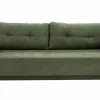 Sofa rozkładana 3-osobowa zielona TAMPA