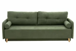 Sofa rozkładana 3-osobowa zielona TAMPA