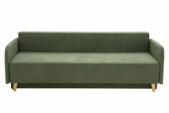 Sofa rozkładana 3-osobowa zielona TAMPA