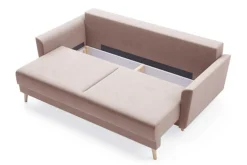 Dzieci Sofa rozkładana różowa AMBER