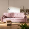 Sofy|Exline Sofa rozkładana różowa MOZI