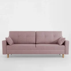 Sofy|Exline Sofa rozkładana różowa MOZI