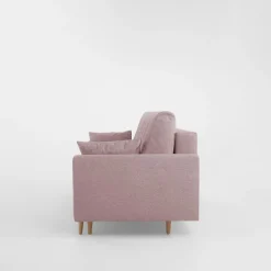 Sofy|Exline Sofa rozkładana różowa MOZI
