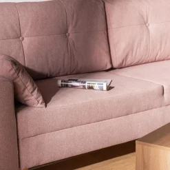 Sofy|Exline Sofa rozkładana różowa MOZI