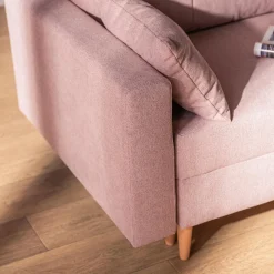 Sofy|Exline Sofa rozkładana różowa MOZI