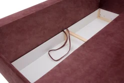 Exline Sofa rozkładana różowa NELLY