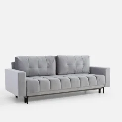 Sofy|inny Sofa rozkładana szara CARO