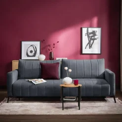 Sofy|Instilo Sofa rozkładana szara MARION
