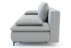 Sofa rozkładana szara PASO