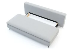Sofa rozkładana szara PASO