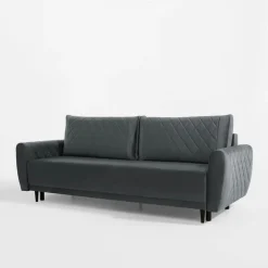 Sofy|inny Sofa rozkładana szara ROMA