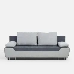 inny Sofa rozkładana szara SALINA