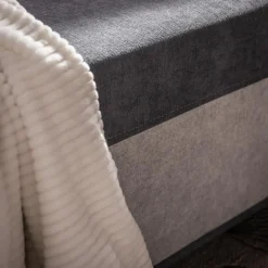 inny Sofa rozkładana szara SALINA