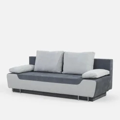 inny Sofa rozkładana szara SALINA