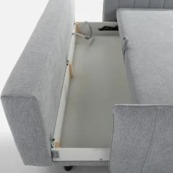 Sofy|Softi Sofa rozkładana szara VANNES BIS