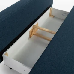 Fresh Sofa rozkładana szaroniebieska STAR