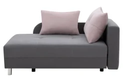 Dzieci Sofa rozkładana szaro-różowa LETTO prawa